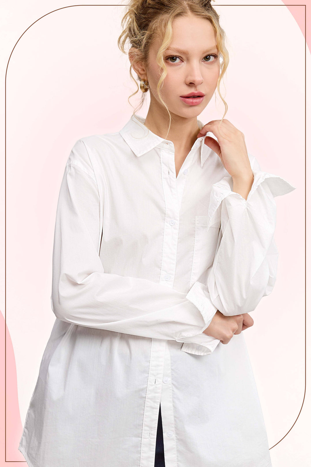 Classic Button Down Poplin Shirt