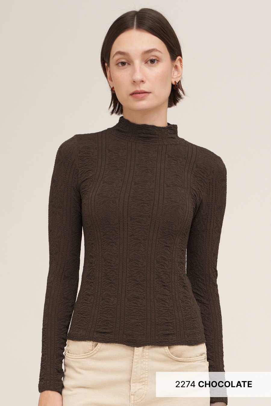 Pointelle Top