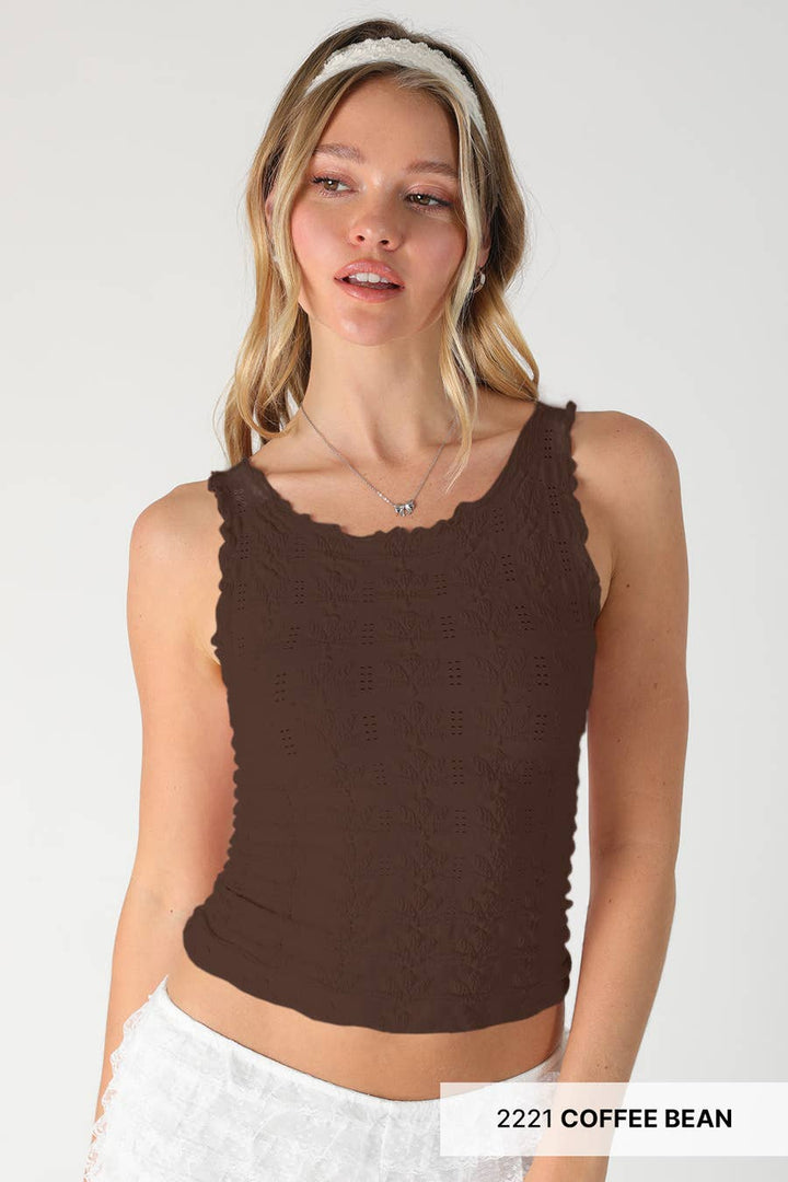 Floral Edge Top