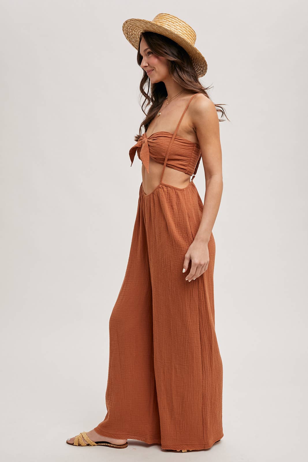 Bandeau Top with Suspenders Set