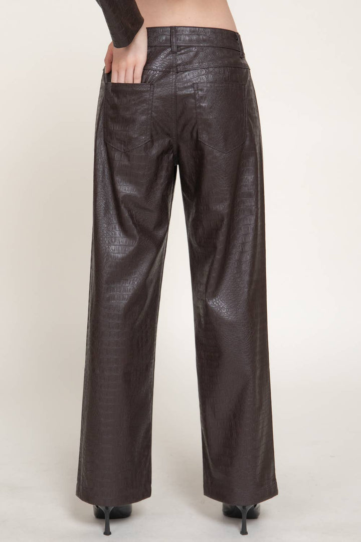 Croc trousers