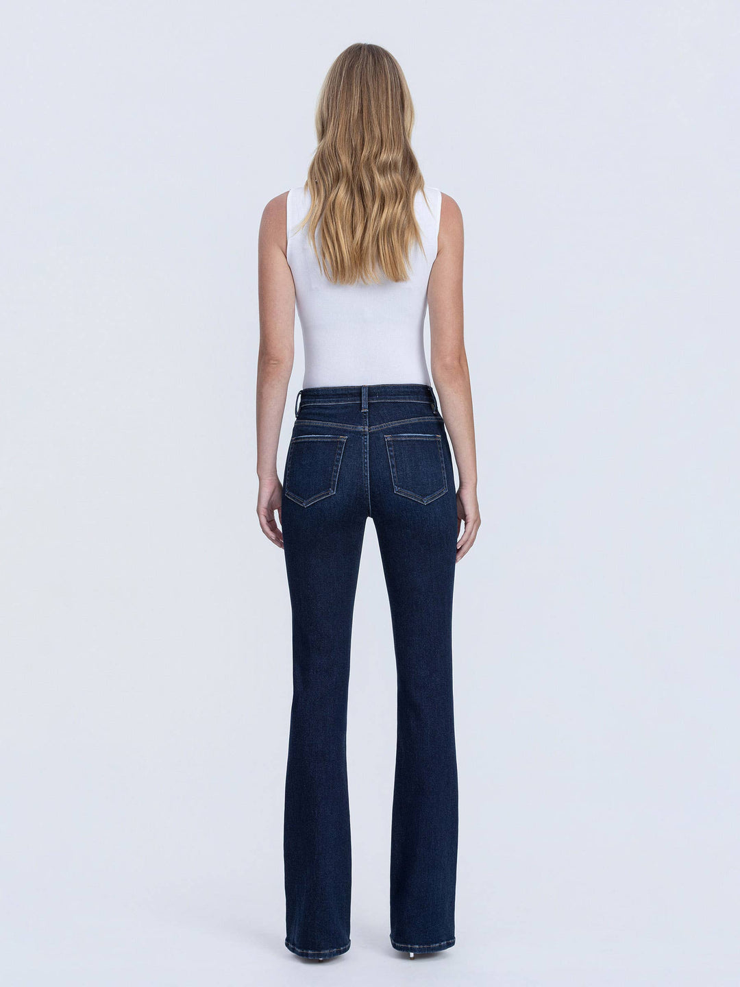 Heidi HIGH RISE DARK WASH BOOTCUT JEANS