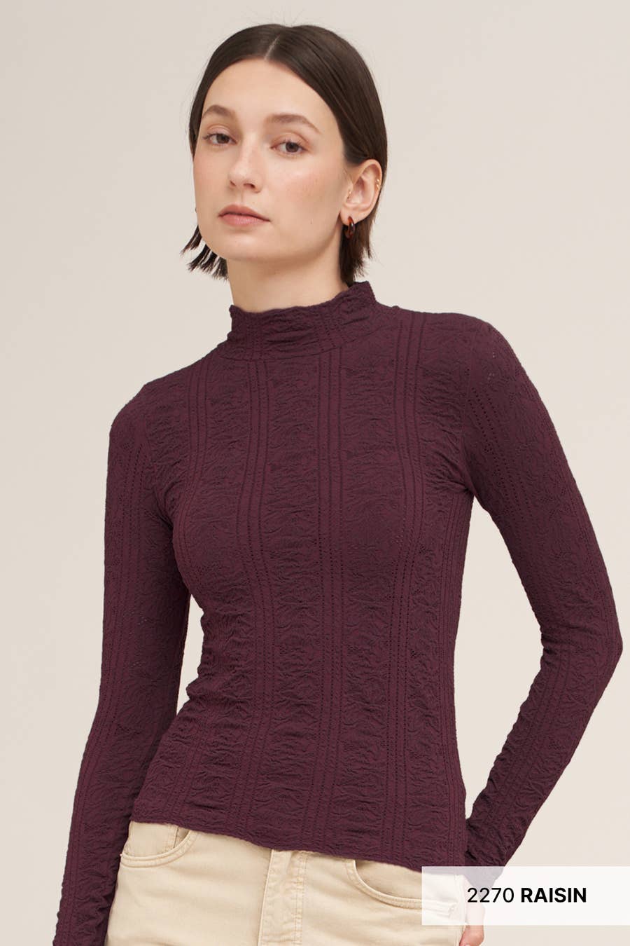 Pointelle Top
