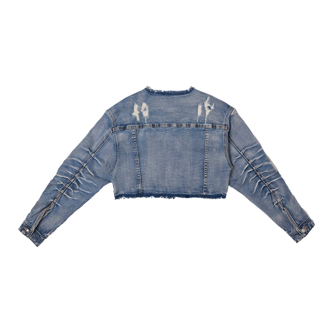 Distressed Denim Jacket