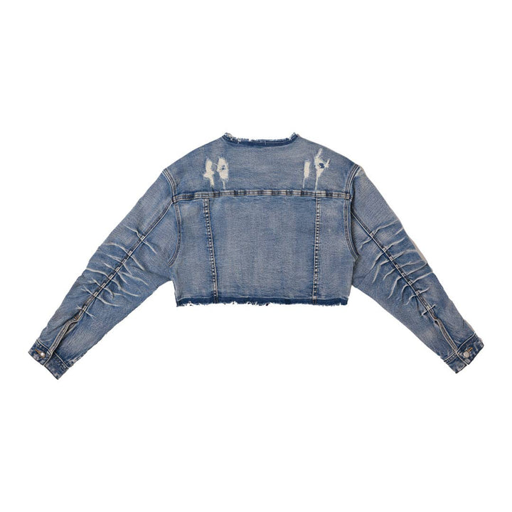 Distressed Denim Jacket
