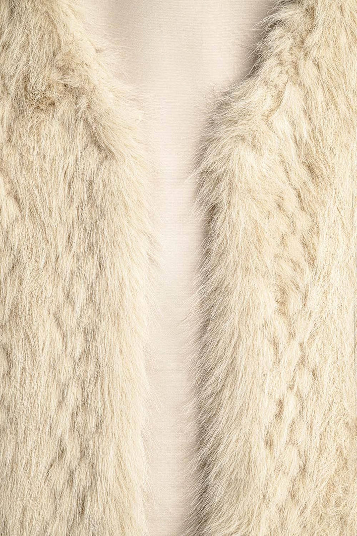 Faux Fur Pattern Vest