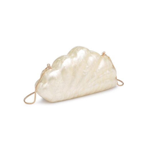 Ivory Shell Evening Bag
