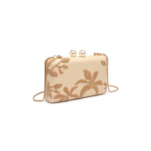 Seaside Chic Evening Bag: Natural