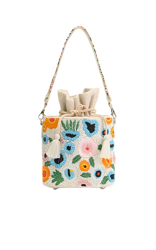 Floral Paradise Bucket Bag