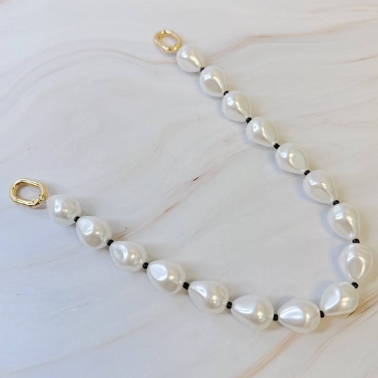 Pearl And Bead Bag Charm