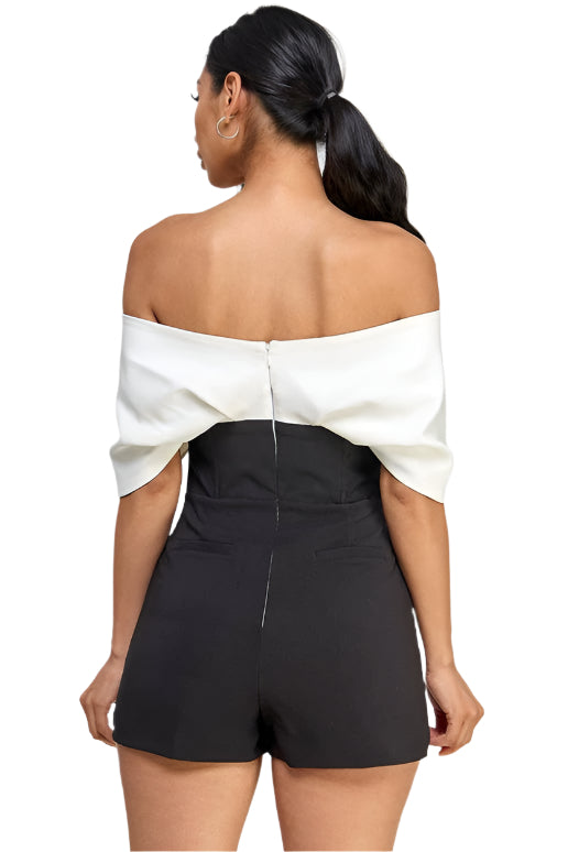 Tuxedo Romper