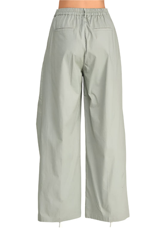Side Pleat Pants