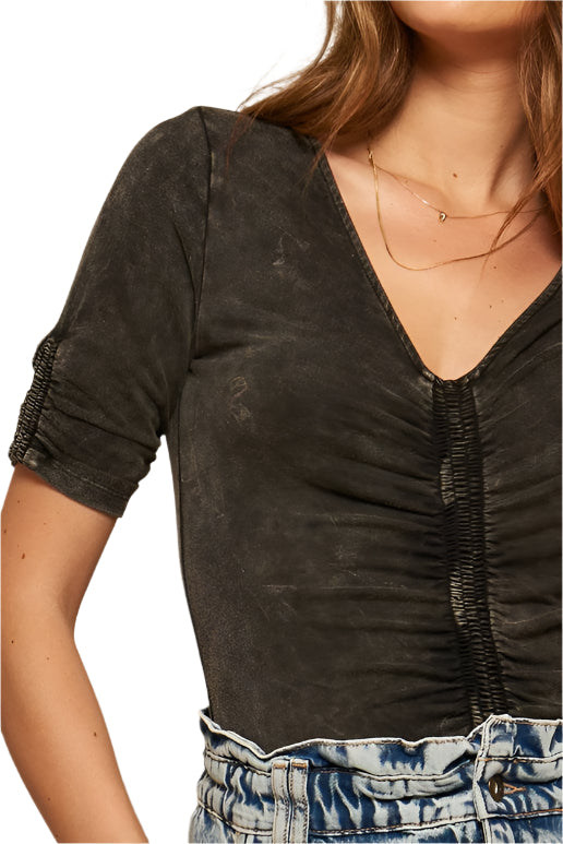 Mineral Washed T-Shirt Bodysuit