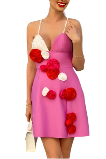 Elegant Rosette Dress