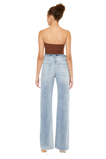 Exposed Button 90's Flare