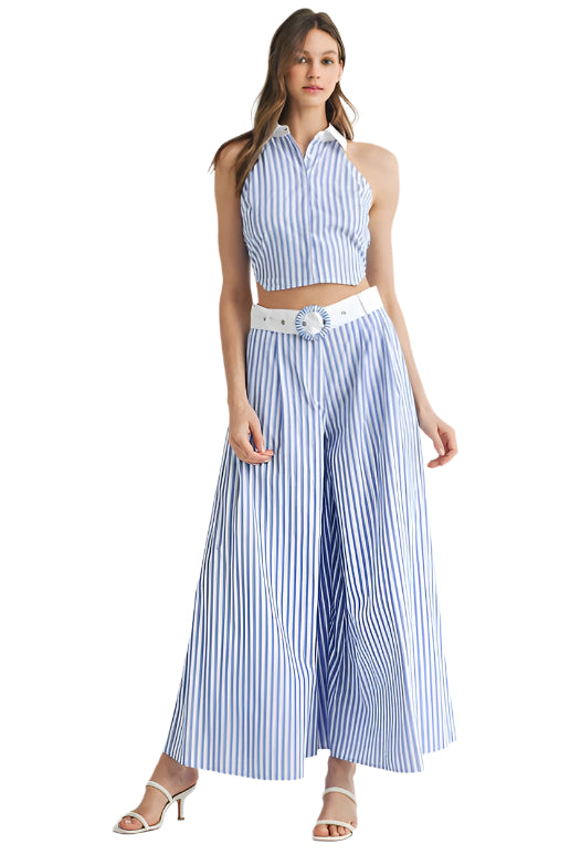 Striped Halter Set