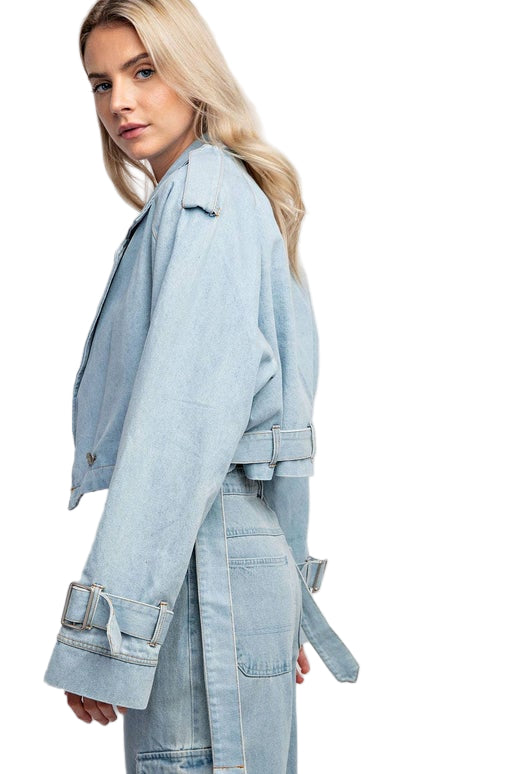 Cropped Denim Jacket