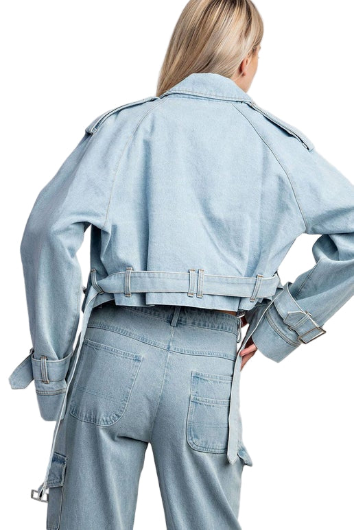Cropped Denim Jacket