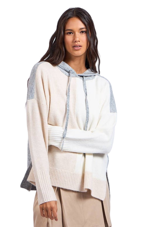 Neutral Colorblock Pullover