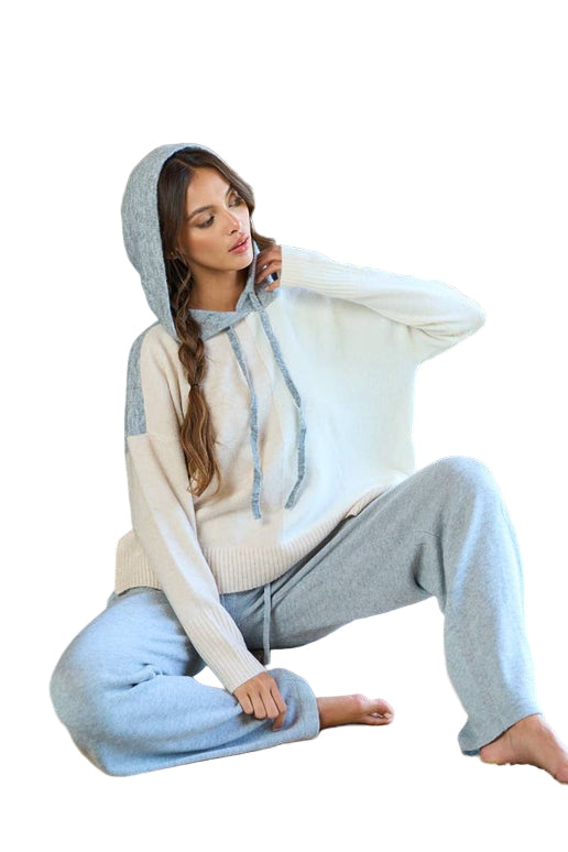 Neutral Colorblock Pullover